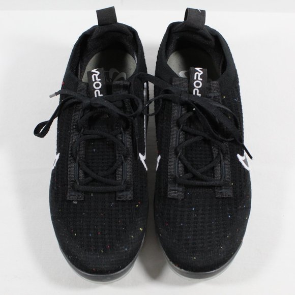 Nike Women's Air VaporMax 2021 Flyknit Running Shoes - Black 7.5M - Picture 3 of 5